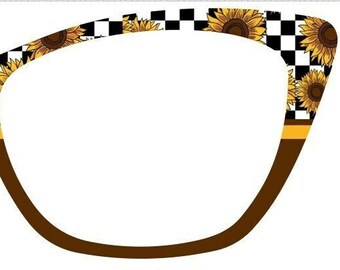 Daisy on Plaid - Full and Split - Available in all frames