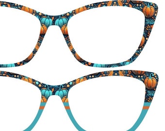 Pumpkin Orange and Teal Tapestry - Full and Split - Available in all frames