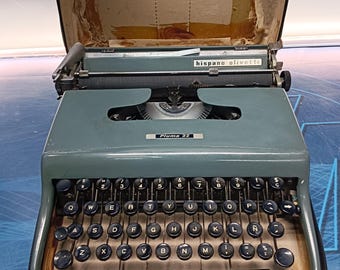 Schreibmaschine, Vintage, Hispano Olivetti, 22 Feder