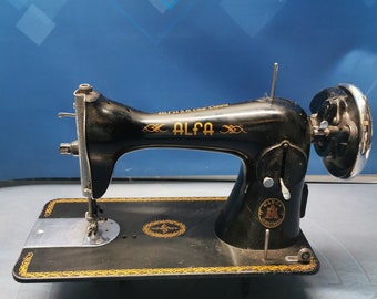 coleccionismo, maquina de coser ALFA S.A eibar