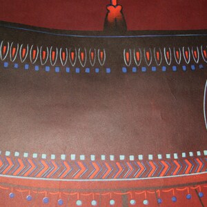 Tourismusplakat Ägypten, Geschenk des Nils. M Azmy. Original-Lithographie. Bild 8