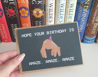 Amaze Amaze Amaze PHM Rocky Happy Birthday Greeting Card