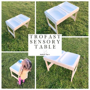 Sensory Table with TROFAST BINS | Gift for Toddler | Creative Sensory Play | Sensory | Gift for Kid | Activity Table | Ikea Bin Table |