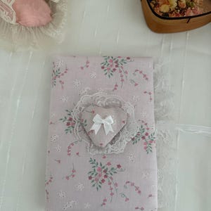 Dagboek schrijven, bloemen en kantstof handgemaakt flirt Cadeau voor tieners, cadeaus voor vrouwen, vrouwelijke cadeaus