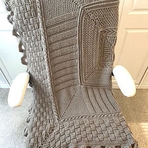 Handmade Crochet Afghan/Blanket, Mandala Style