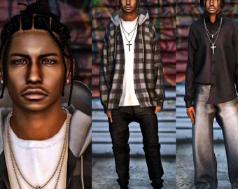 Ped Teen Boy | 2 outfits | Hair and Accs changeable between outfits
