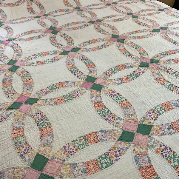 Double Wedding Ring Quilt Kit Etsy