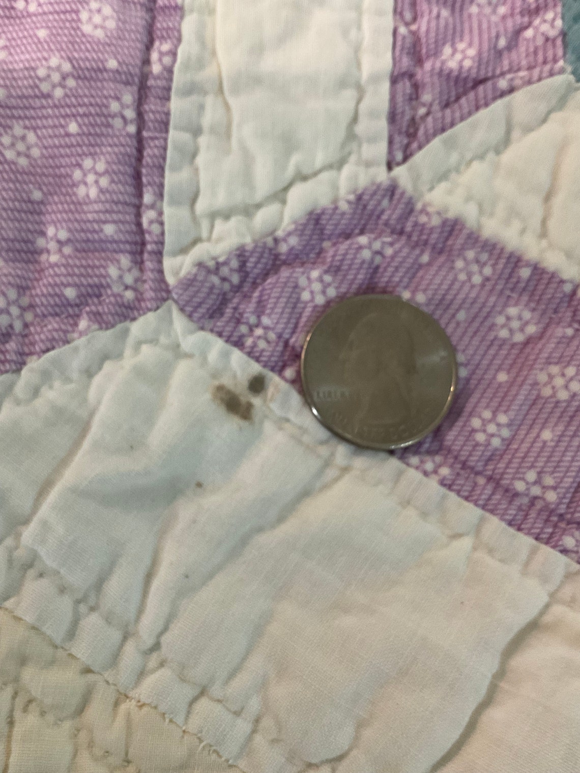 1940s Soft Perfectly Worn Hexagon Quilt - Etsy