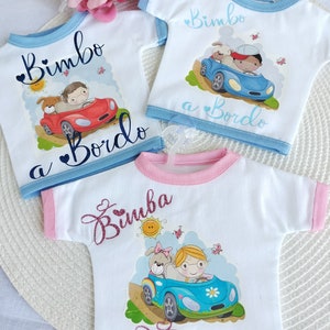 Mini T-Shirt, Baby on Board, Baby on Board, Baby on Board, Car T-Shirt, Minutes Custom Car T-Shirt, Mini Car T-Shirt