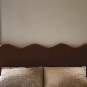 Trendy Ondas Velvet Headboard - LOS ANGELES AREA only