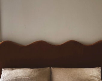 Trendy Ondas Velvet Headboard - LOS ANGELES AREA only