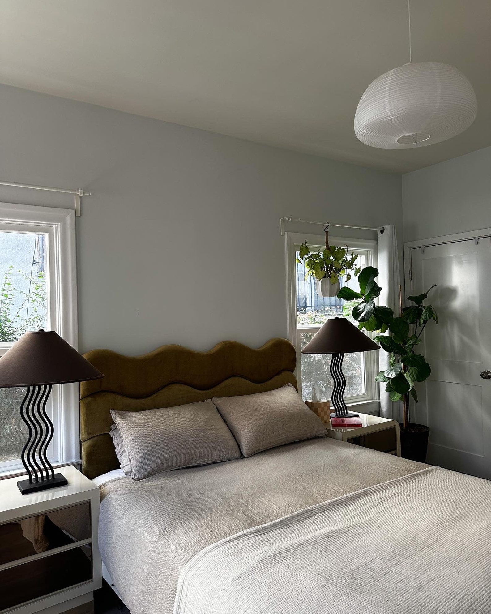 Trendy Ondas Velvet Headboard LOS ANGELES AREA Only Etsy