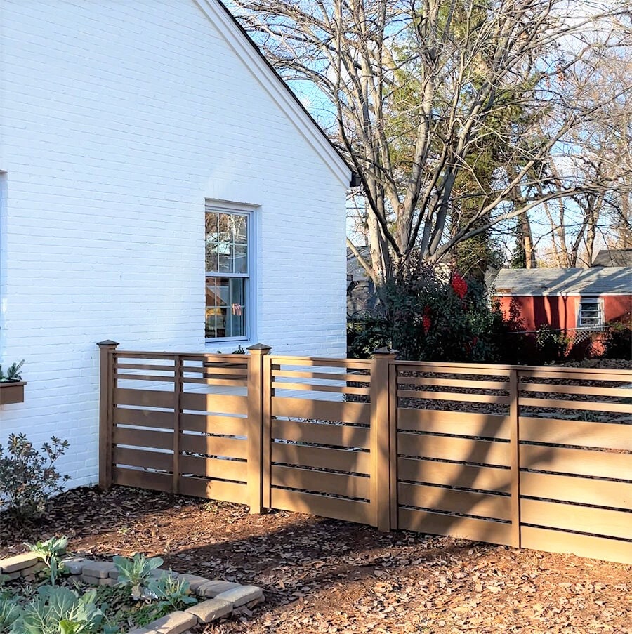 DIY Plans for a Stunning Twosided Horizontal Fence and Gate Etsy