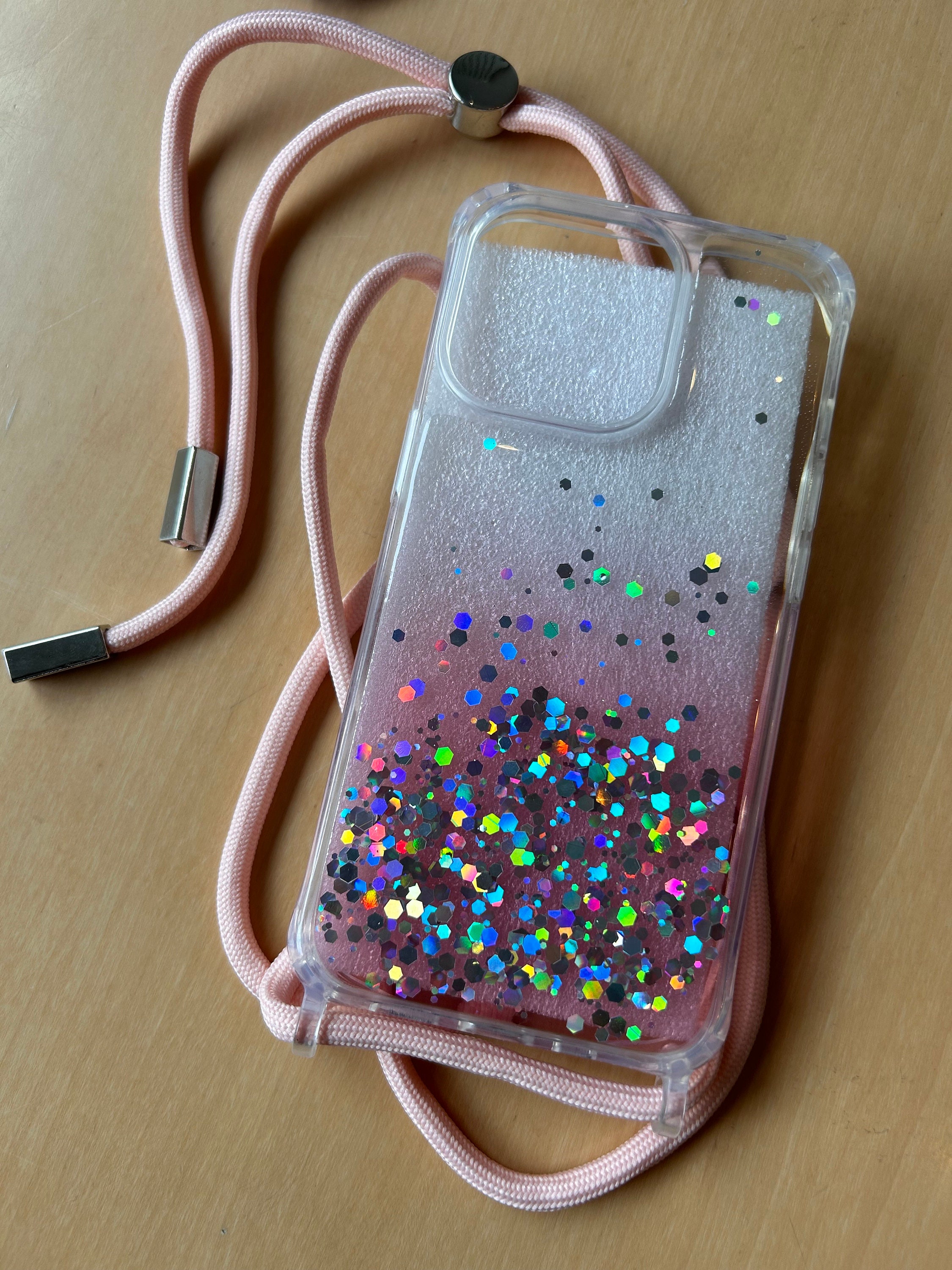 Glitter phone strap
