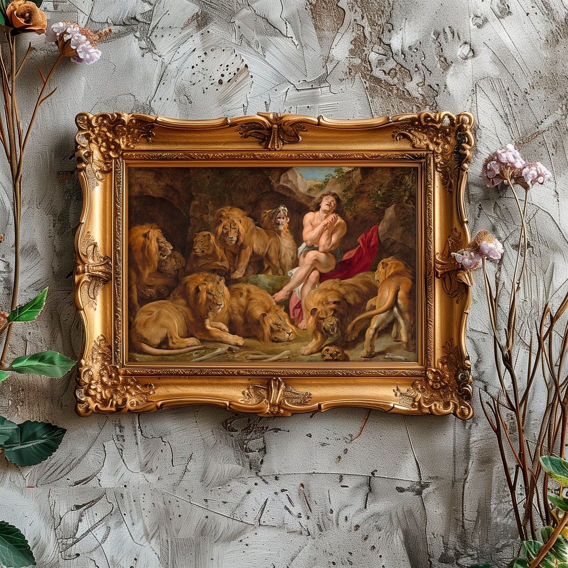 Daniel in the Lions' Den by Sir Peter Paul Rubens