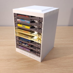 NES Game Cartridge Vertical Storage Box (No video games or consoles included)