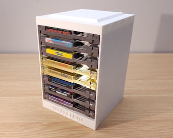 Vertikale Aufbewahrungsbox für Nintendo Videospiele NES