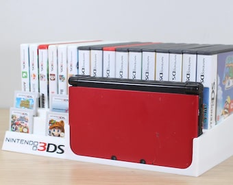 Consola y soporte de exhibición para juegos Nintendo 3DS XL original