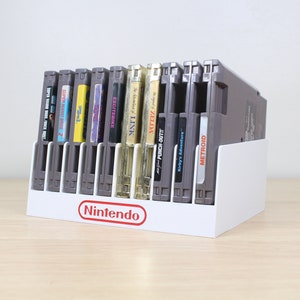 NES ゲーム ディスプレイ スタンド 10 個入り; NES ゲーム ストレージ