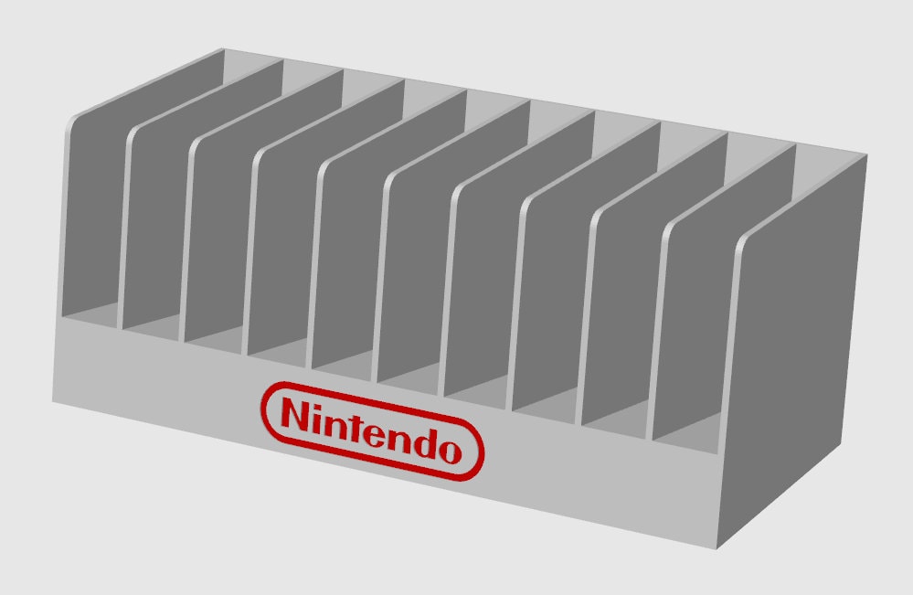 N64 Game Display Stand 10 Count; N64 Game Storage *TEMP PHOTOS*