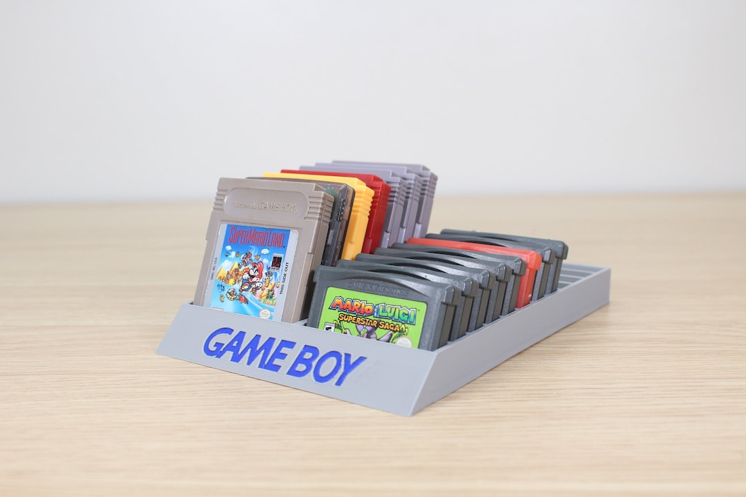 Gameboy Game Storage Gameboy, Gameboy Advance 24 Count Game Storage Display Stand - Etsy