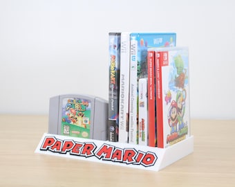 Mario Display Set Mario and Luigi Video Game Series Display Stand - Etsy