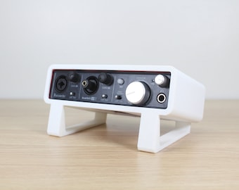 Focusrite Scarlett 2I2 (Gen 1) Raised and Angled Stand