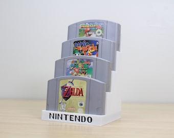 Soporte de exhibición para cartuchos de juegos de Nintendo 64