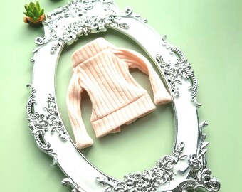 Blythe sweater Licca clothes Blythe clothes  Blythe outfit Blouse for doll Bjd clothings Blythe fashion sweater Blythe accessories