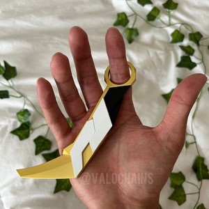 Valorant Prime Karambit [LIFE SIZE] | Perfect Birthday, Holiday Gifts, Valorant Cosplay (Fan-Art), Gift for Him, Gift for Her
