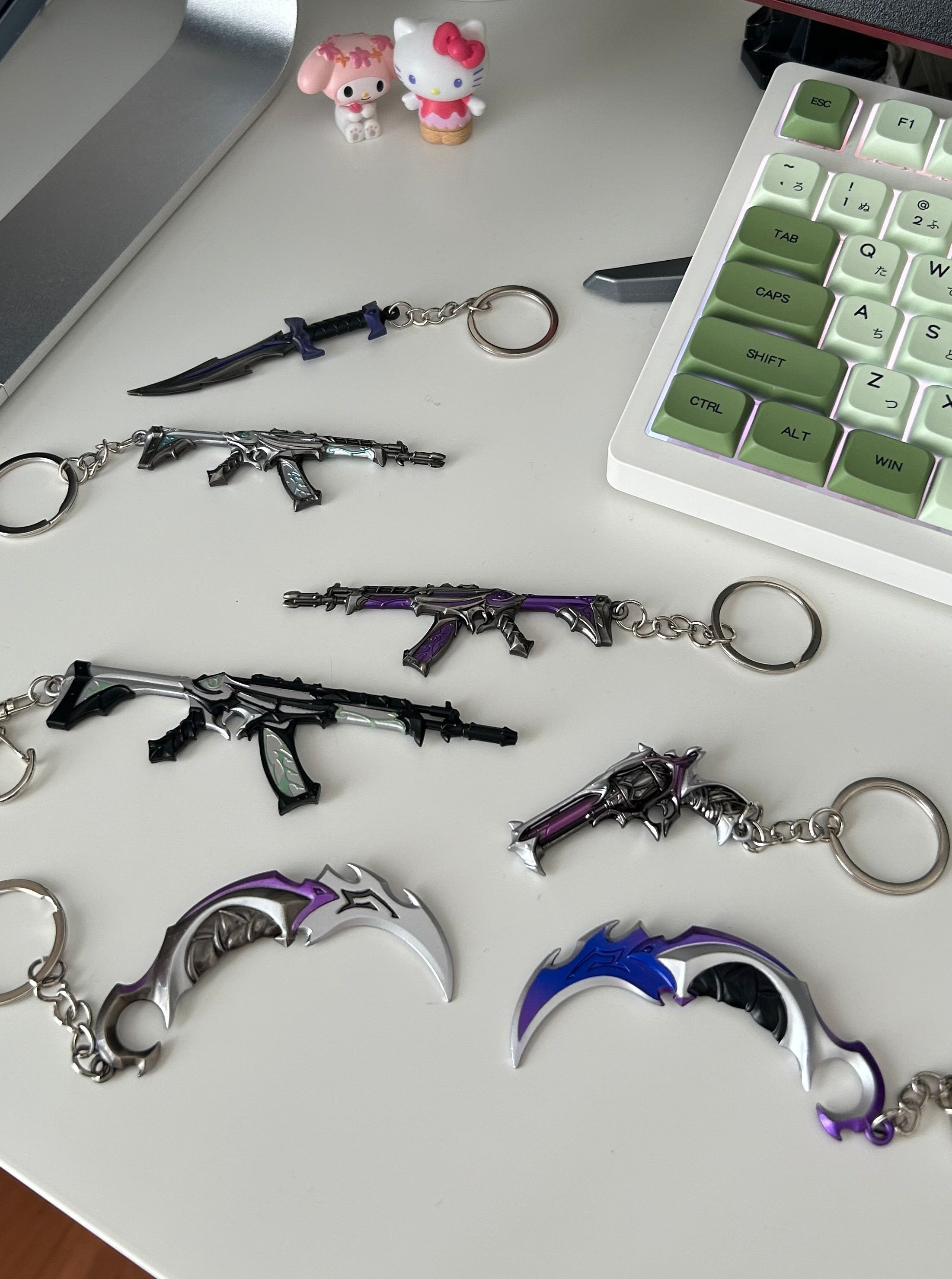Valorant Keychains 2.0: Prime Reaver Sheriff Knife - Fan Art