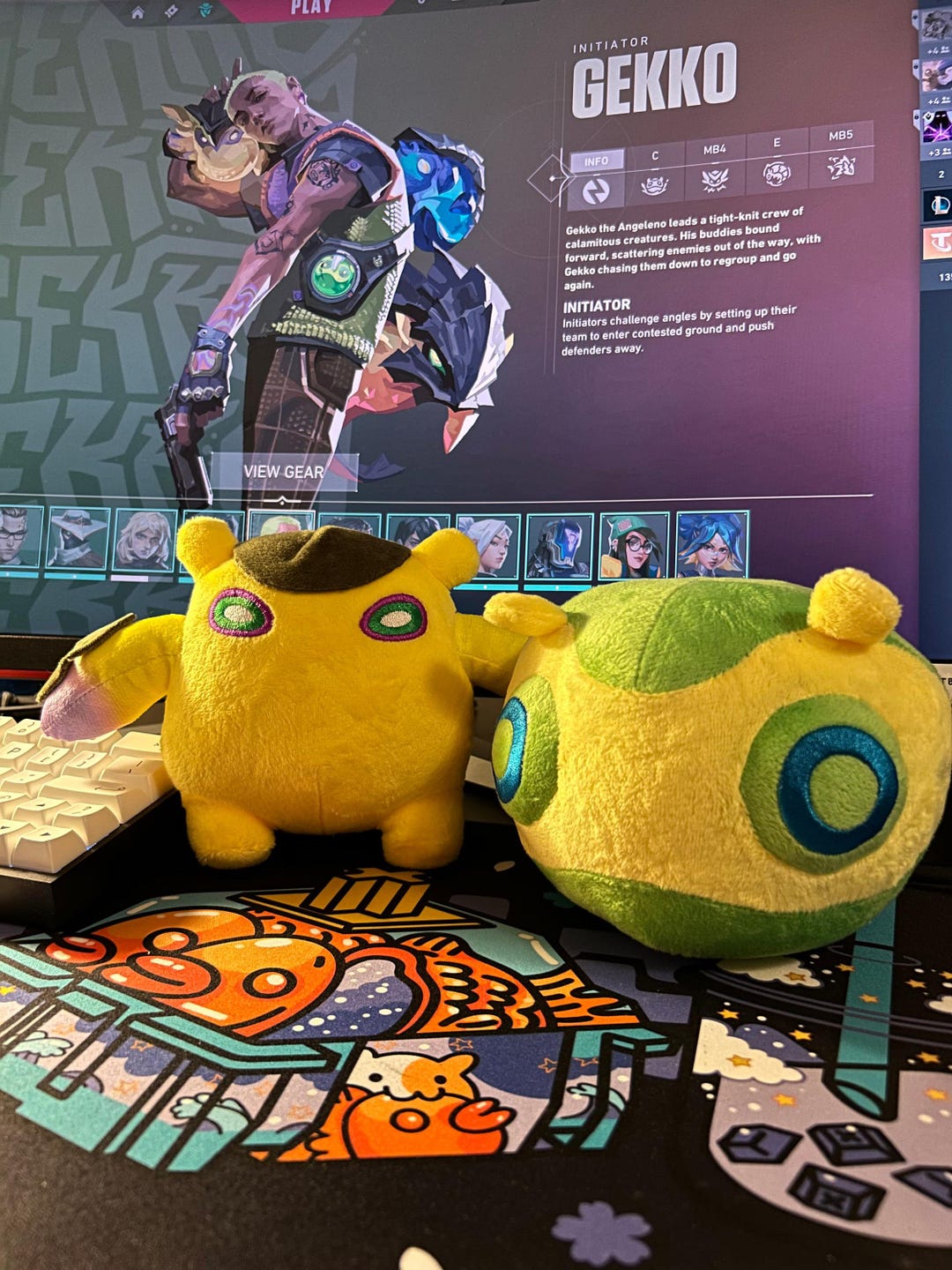 VALORANTぬいぐるみ ウィングマン ディジー モッシュピット スラッシュ Valorant Plushie Trio: Wingman, Mosh Pit, Thrash - Gamer Gift - Etsy