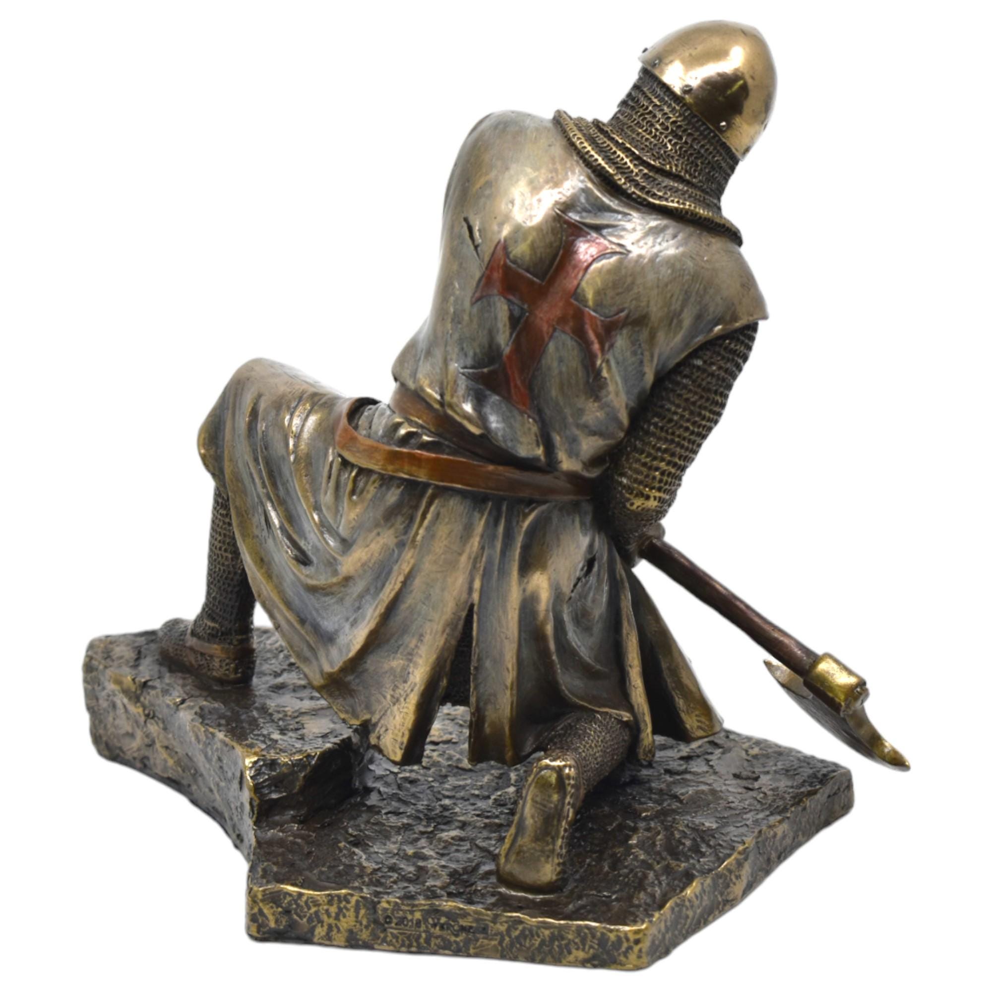 Knights Templar Battle Axe Statue: Ancient Warrior Decor (7.75 Inch) - Etsy