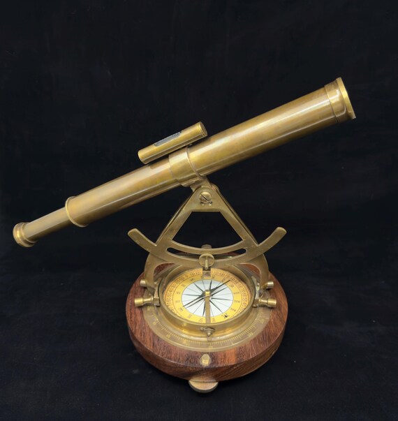 MARITIMES FERNGLAS , Messing Teleskop , Nautisches Instrument