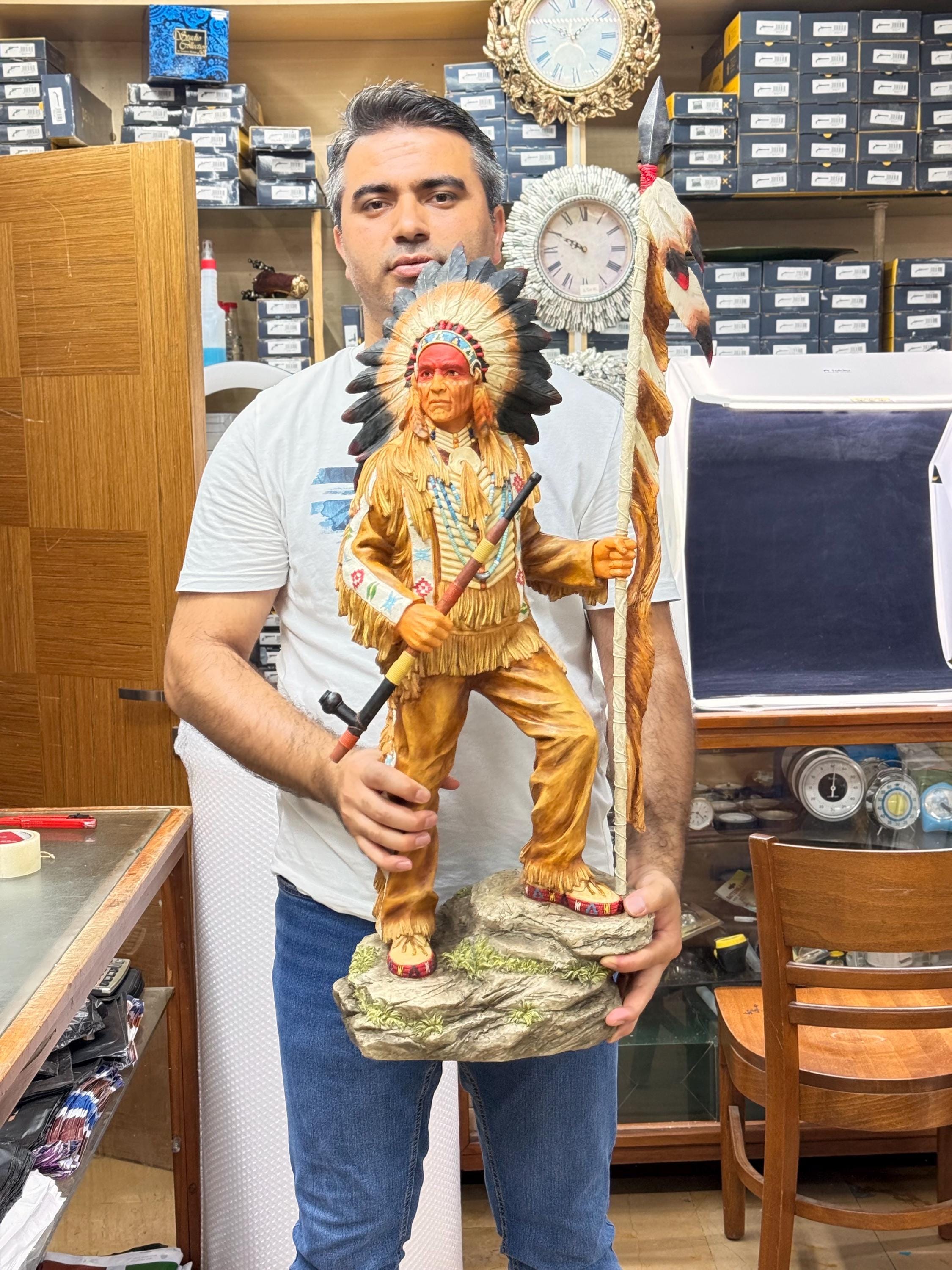Universal statuary indian - Etsy 日本