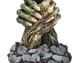Zombiehandsculptuur – verzamelbeeld griezelig decor horrorthema