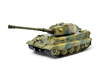 1:35スケール第二次世界大戦ドイツタイガーI戦車モデル、手作り静的