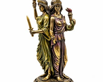 Hekate Dreifaltige Göttin Statue Griechische Mythologie Hexerei Dekor Skulptur Figur