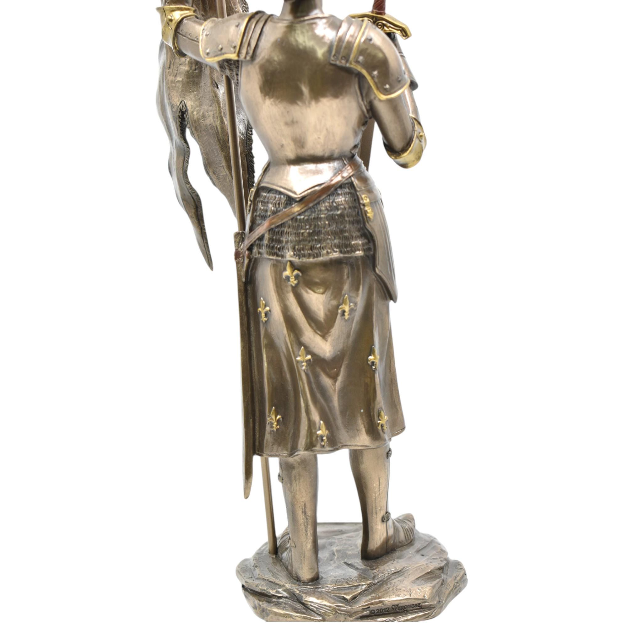 ジャンヌ・ダルク像 – ブロンズ仕上げのフランスのヒロイン彫刻 - Etsy