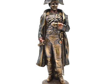 Napoleon Bonaparte Statue Bronze Style Historical Figurine Desk Decor 27.5 cm