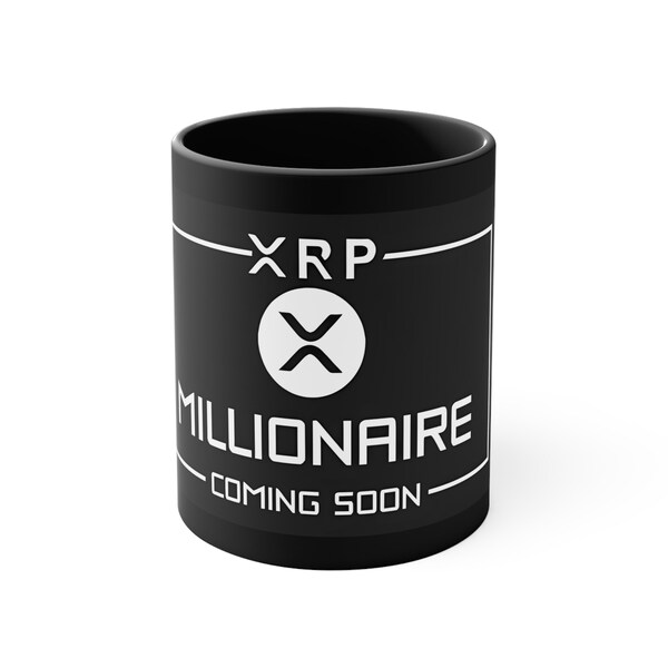 XRP Ripple-Inspired Coffee Mug – Cryptocurrency Ceramic Mug – Perfect Gift for Crypto Lovers & Traders