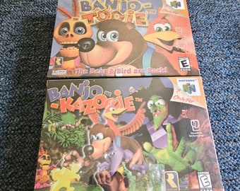 N64 Box & Tray Banjo Kazooie 2 Banjo Tooie NO GAME Included -  Denmark