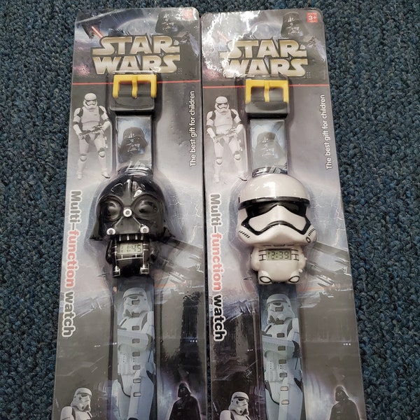 Darth Vader & Storm Trooper Toy Watches!