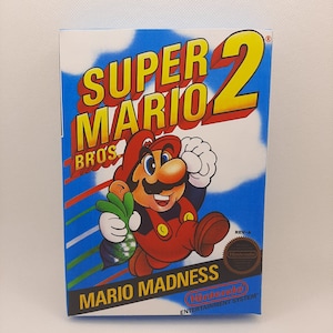 NES Super Mario Bros. 2 - Box Cover Nur
