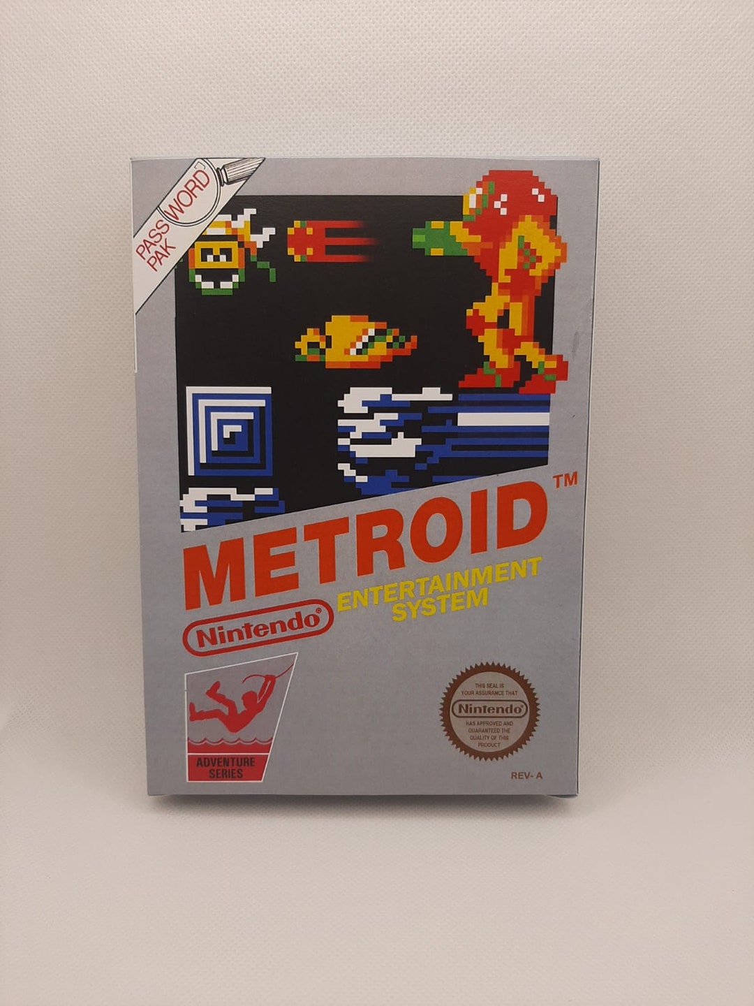 NES Metroid Box Cover Only Etsy