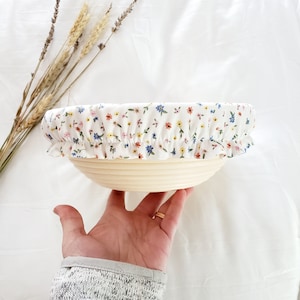 Cotton Large Bowl Cover / Sourdough Proofing Basket Bonnet / Kitchenaid Bowl Cover / Food Storage / Sourdough Making