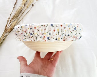 Cotton Large Bowl Cover / Sourdough Proofing Basket Bonnet / Kitchenaid Bowl Cover / Food Storage / Sourdough Making