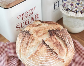 Organic Dehydrated Sourdough Starter / Sourdough Baking / Organic Unbleached All Purpose Flour / Stocking Stuffer