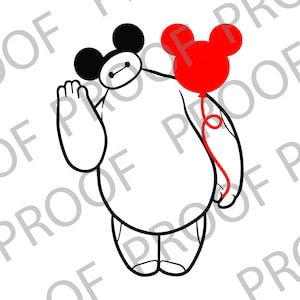 Baymax SVG • Digital SVG  • Big Hero Six SVG