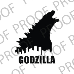 Godzilla SVG • Digital SVG